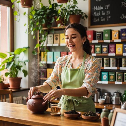 Könnyed, friss ízű bancha tea a természetes környezetben.